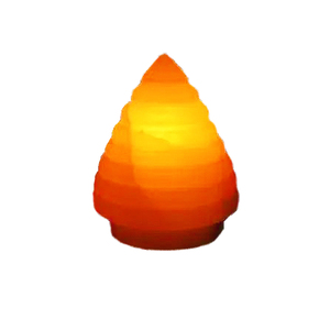 Luz de noche LED personalizada, lámpara de sal de cristal del Himalaya con USB, Base de madera, estilo Feng Shui, decoración tallada, servicio OEM - Product Image 3
