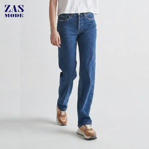 Jeans de Mezclilla de Nuevo Estilo para Mujer, con Cierre, Bolsillos en las Piernas, Elásticos, Pantalones Ajustados, Hechos en Bangladesh - Product Image 1