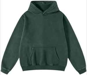 Sudadera con capucha lavada con ácido para mujer, ropa de calle Vintage de gran tamaño, suéter de algodón pesado, Sudadera con capucha informal - Product Image 1