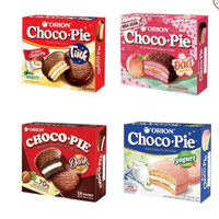 Vente chaude en gros Orion Choco Pie 396g-biscuits enrobés de chocolat-biscuits au chocolat