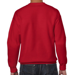2024 hommes conception personnalisée mode sweat 100% coton séchage rapide col rond plaine polaire hiver imprimer solide motif OEM en gros - Product Image 3