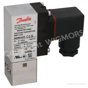 Danfoss Pressure transmitter, MBS 5100, 0.00 bar - 6.00 bar, 0.00 psi - 87.02 psi, 060N1035