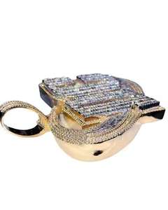 Collar con colgante de perlas de lujo para novias Joyería elegante de boda vintage - Product Image 3