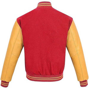 Veste de baseball unisexe de haute qualité à manches régulières, design personnalisé OEM, manteau d'hiver distinctif, style urbain, 100% laine - Product Image 3