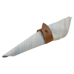 Anneaux de serviette en cuir véritable de conception antique décor rustique de fête de mariage d'hôtel pour des tables à manger pour des mariages et des événements - Product Image 4