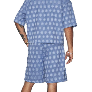 Conjunto de pantalones cortos de mezclilla para hombre bien diseñados, ropa de invierno informal sólida de secado rápido - Product Image 4