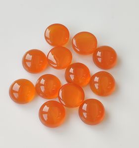คาร์เนเลียนสีส้มธรรมชาติคาร์เนเลี่ยนทรงกลมคาร์เนเลี่ยนสีส้มทรงหลวม7มม. คาร์เนเลียนส้มธรรมชาติคาร์เนเลียน - Product Image 4