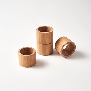 ชุดแหวนผ้าเช็ดปากทำจากไม้อุปกรณ์สำหรับอาหารค่ำทำด้วยมือ - Product Image 3