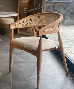 เก้าอี้หวายไม้ไผ่ธรรมชาติสไตล์หรูหราเก้าอี้ทำด้วยมือสำหรับห้องนั่งเล่นสวนลานเก้าอี้ - Product Image 6