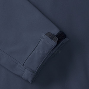 Veste d'hiver softshell à col montant, logo sur le devant, confortable, chaude, pour l'extérieur, parfaite pour les journées froides, usage quotidien, voyage, légère, pour homme - Product Image 4