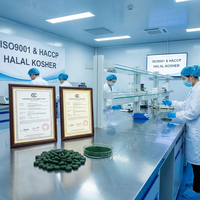 Capsules et comprimés de spiruline biologique, complément alimentaire super-riche en protéines pour l'énergie, le soutien immunitaire, la détoxification, végétalien, sans OGM, sans gluten