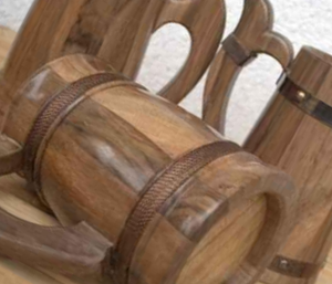 Hot Selling Custom Brown Modern Eco-Friendly Wood <b>Mug</b> Wheat Straw Material for Home and Restaurant Use Wedding Occasions - Product Image 2