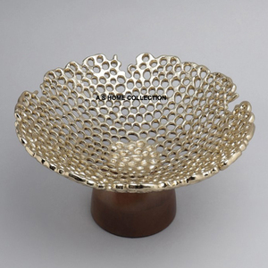 Metal que sirve nuevo diseño decoración última venta al por mayor estándar elegante diseño plato y plato cuencos modernos - Product Image 2