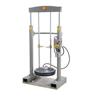 Prensa elevadora de Marco Meclube para barriles 180 220 kg Capacidad Vástago Ø 50 mm Equipo de manejo de materiales - Product Image 1