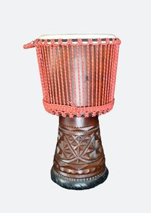 Solobeat Djembe กลอง B20ทำด้วยมือเกรดสูงระดับมืออาชีพคุณภาพฉิ่งเชือกทองแดงปรับขนาดเส้นผ่าศูนย์กลาง50.8ซม. - Product Image 2