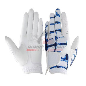 Gants de golf personnalisés OEM Premium main gauche pour hommes imperméable couleur Cabretta cuir de mouton vente en gros pour le sport hommes - Product Image 1