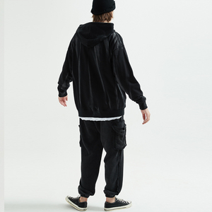 Entier Hip Hop O-cou Long Casual Haute Qualité Personnalisé Imprimé Sweat Mode Tie Dye Pur Coton Hoodies - Product Image 3