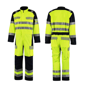 Salopette de travail haute visibilité légère - Polyester/Coton respirant et imperméable, séchage rapide, couleur unie, emballage personnalisé - Product Image 6