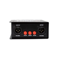 Boîte directe passive 2 entrées/2 sorties, convertisseur audio non symétrique/symétrique, adaptateur de signal de scène, accessoire audio-vidéo, cartes son, mélangeurs
