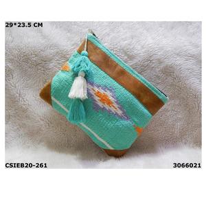 Bolsos de mensajero de hombro hechos a mano de diseñador de mujer india, bolsos de mano con cuentas, bolsos de fiesta de compras bohemios de noche de estilo bohemio, venta al por mayor - Product Image 6