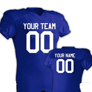 Ensemble d'uniformes de football américain respirants de haute qualité Maillots vierges de grande taille par sublimation pour des conceptions personnalisées - Product Image 6