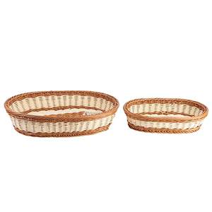 Panier de rangement en rotin pour fruits, aspect traditionnel, finition naturelle, pour hôtels, à suspendre. - Product Image 4