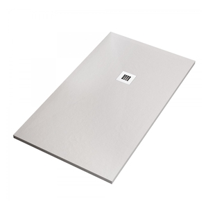 Gaia resina mármol blanco 120x70xh3, 5cm plato de ducha 35mm de altura IX caja de ducha accesorios de ducha embalaje incluido - Product Image 1