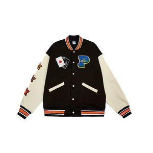 Chaqueta de béisbol personalizada universitaria para hombre con bordado de chenilla de alta calidad superventas para hombre para invierno - Product Image 6