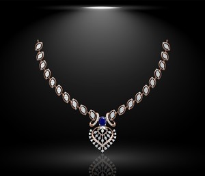 Miossanite Diamond Yellow Gold Gift Set Romantic Korean Style <b>Wedding</b> Evening <b>Accessory</b> Stainless Steel Necklace Earring for - Product Image 2