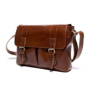 Prix de gros couleur marron multi-poches sacs porte-ordinateur portable tailles personnalisées résistance à l'eau bureau messager porte-documents - Product Image 3