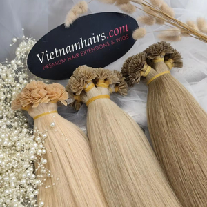 Meilleure vente en gros d'extensions de cheveux raides à pointe plate 100% cheveux humains vietnamiens pleine cuticule de haute qualité 2025 - Product Image 1