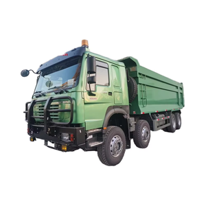 Sinotruck HOWO 8x4รถบรรทุกยกด้านหน้า400hp รูปตัวยูแอฟริการถใหม่สำหรับการส่งออก - Product Image 1