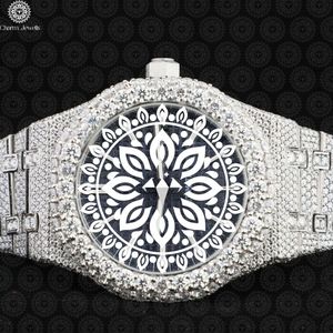 Charm Jewellis Luxury Women's <b>Diamond</b> Encrusted Tonneau <b>Watch</b> Stainless Steel Analog Quartz Folding Clasp 36mm - Product Image 1