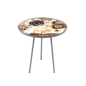 Iron <b>Round</b> <b>Table</b> Brass Color <b>Coffee</b> <b>Table</b> for Living Room Bedroom Furniture Handmade Customized in Bulk - Product Image 2