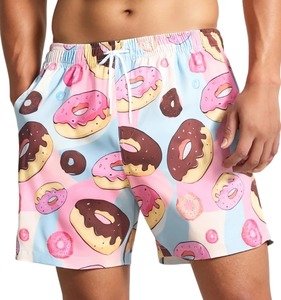 Venta caliente Precio al por mayor Hombres Pantalones cortos de playa Secado rápido Impermeable Transpirable 100% Poliéster Pantalones cortos deportivos para ropa de playa - Product Image 6