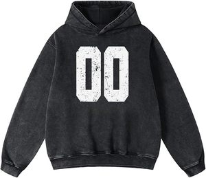 Sweat à capuche pour homme, uni, 100% coton, respirant, écologique, polaire, coupe ample, hiver, impression numérique, 450g - Product Image 1