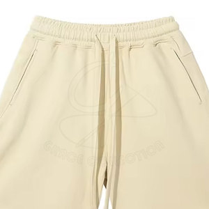 Short coupe-vent en maille à séchage rapide et garniture élégante Short coupe-vent de sport de taille personnalisée pour les hommes - Product Image 2