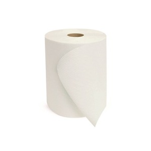 Serviettes en papier jumbo 1 pli Boardwalk, rouleau de 8 pouces X 800 Ft. Blanc naturel universel 6 rouleaux/carton 23 Lbs. Pour céramique et métal - Product Image 2