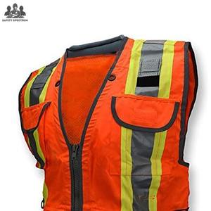 Chaleco de Trabajo Impermeable y Transpirable de Alta Visibilidad para Hombre |   Ropa de Seguridad Ligera y Duradera |   Servicio OEM Personalizable - Product Image 2