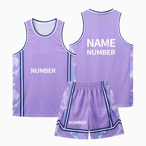 Uniformes de basket-ball populaires pour hommes et femmes 2025 Design respirant avec style de jeu de techniques lavées - Product Image 4