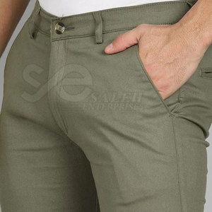 Pantalones de algodón al aire libre para los hombres Nueva llegada Cómodo Casual Wear Hombres Pantalones de algodón a precio asequible - Product Image 3