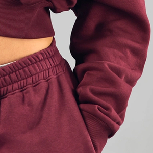 Sweat à capuche court et ample avec fermeture éclair, manches longues, respirant et confortable, pour les acheteurs en gros, design décontracté et tendance - Product Image 4