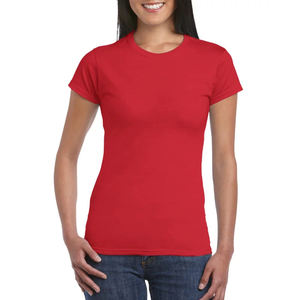 Top informal de verano para mujer, Camiseta ajustada de cuello redondo con logotipo personalizado, camiseta ajustada ecológica para chica para hombre - Product Image 2