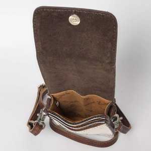 กระเป๋าโทรศัพท์หนังวัวขนสัตว์สไตล์โบฮีเมียนตะวันตก - Product Image 2