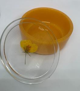 Handmade Resin Bowl With <b>Yellow</b> <b>Flower</b> Design For Home Decoration - Product Image 4