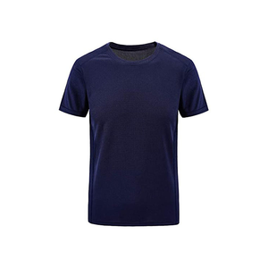 Camisetas de gimnasio hechas a medida Camiseta de fitness ligera transpirable Manga corta Cuello Curva Dobladillo Patrón sólido Tallas grandes Suministro OEM - Product Image 6