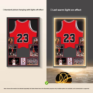 Cadre d'affichage de basket-ball avec étoiles <span class=keywords><strong>Stephen</strong></span>, toile huilée en porcelaine, art mural pour chambre d'enfant garçon, décoration de chevet - Product Image 6
