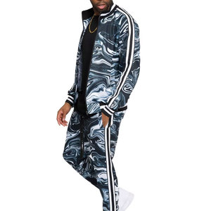 Ensemble de survêtements à manches longues et fermeture éclair pour la course à pied Nouvel arrivage Ensembles de survêtements 2 pièces de haute qualité en bas quantité minimale de commande - Product Image 3
