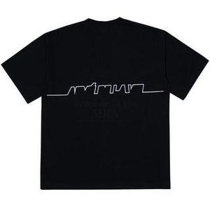 Personalizado para hombre Puff Imprimir Streetwear Tee OEM Fábrica de algodón de gran tamaño T Shirt 3D Raised Logo Design Shirt - Product Image 2