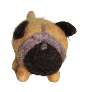Juguete de perro de fieltro hecho a mano de Nepal, juguete educativo Unisex para niños, artesanía para niños - Product Image 1